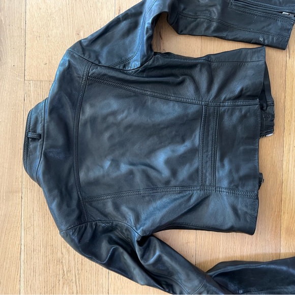 Catherine Malandrino leather jacket size 2 - Picture 5 of 5